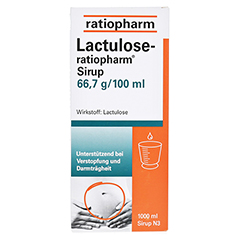 Lactulose-ratiopharm 1000 Milliliter N3 - Vorderseite