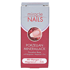 MIRACLE Nails Porzellan Minerallack 8 Milliliter - Vorderseite