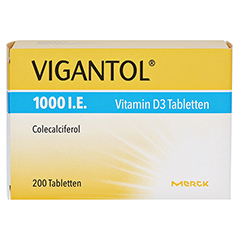 VIGANTOL 1.000 I.E. Vitamin D3 Tabletten 400 Stck - Vorderseite