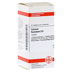 CALCIUM FLUORATUM D 8 Tabletten 80 Stck N1