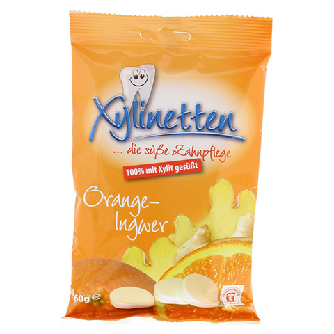XYLINETTEN Orange Ingwer Bonbons 60 Gramm