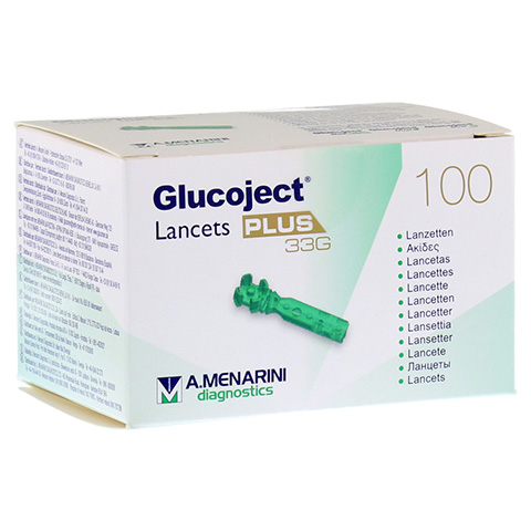GLUCOJECT Lancets PLUS 33 G 100 Stück