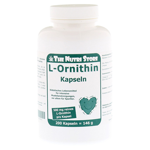 L-ORNITHIN 500 mg Kapseln 200 Stck
