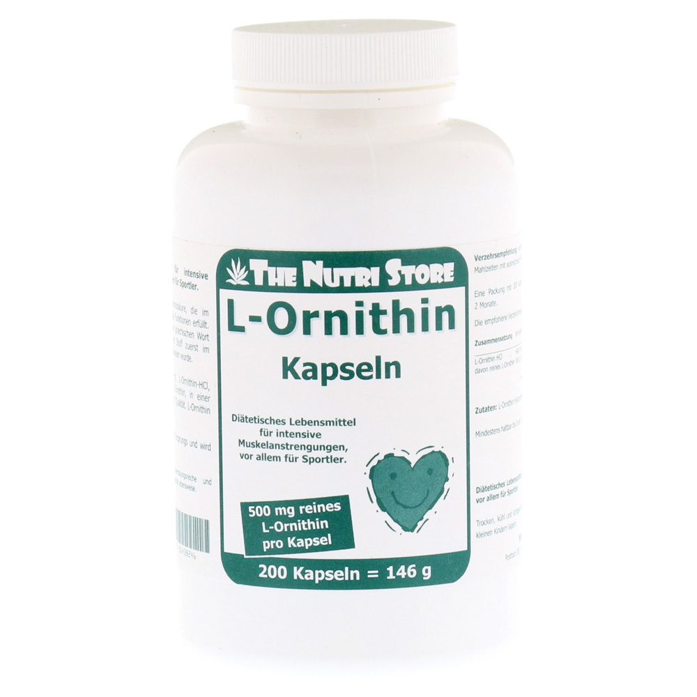 L-ORNITHIN 500 mg Kapseln 200 Stück