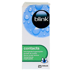 BLINK contacts beruhigende Augentropfen 10 Milliliter - Vorderseite