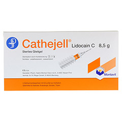 CATHEJELL Lidocain C steriles Gleitgel ZHS 8,5 g 5 Stck - Vorderseite