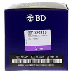 BD AUTOSHIELD Duo Sicherheits-Pen-Nadeln 5 mm 100 Stück - Linke Seite