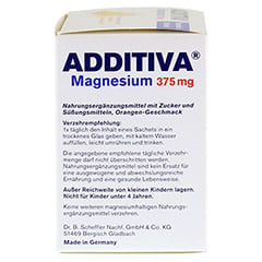ADDITIVA Magnesium 375 mg Sachets Orange 20 Stck - Rechte Seite