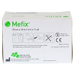 MEFIX Fixiervlies 10 cmx10 m 1 Stck - Rckseite