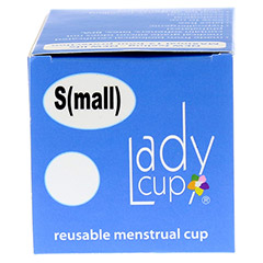 LADYCUP S Menstruationstasse klein 1 Stck - Oberseite