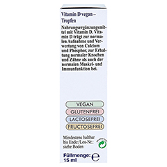 VITAMIN D TROPFEN vegan 15 Milliliter - Rechte Seite