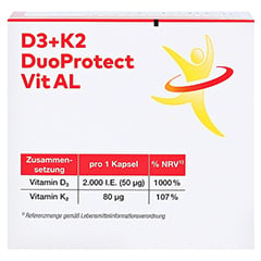D3+K2 DuoProtect Vit AL 2000 I.E./80 g Kapseln 90 Stck - Oberseite