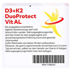 D3+K2 DuoProtect Vit AL 4000 I.E./80 g Kapseln 90 Stck - Unterseite
