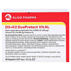 D3+K2 DuoProtect Vit AL 2000 I.E./80 g Kapseln 90 Stck - Rckseite