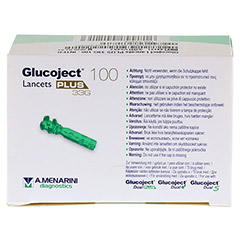 GLUCOJECT Lancets PLUS 33 G 100 Stück - Unterseite