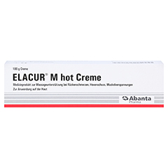 ELACUR M hot Creme 100 Gramm - Vorderseite