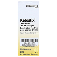 KETOSTIX Teststreifen 50 Stck - Vorderseite