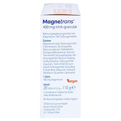 MAGNETRANS 400 mg trink-granulat 20x5.5 Gramm - Rechte Seite