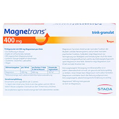 MAGNETRANS 400 mg trink-granulat 20x5.5 Gramm - Rückseite