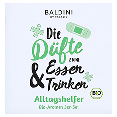 BALDINI 3er Set Alltagshelfer BioAromen 3x5 Milliliter - Vorderseite