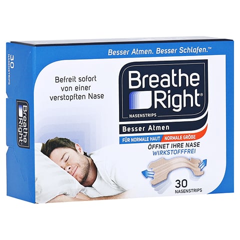 BESSER Atmen Breathe Right Nasenpfl.normal beige 30 Stck