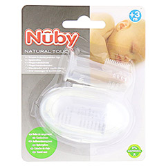 NUBY Natural Touch Fingerzahnbrste mit Box 1 Stck