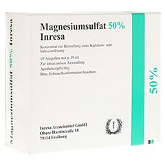 Magnesiumsulfat 50% Inresa 10x10 Milliliter N2