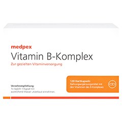 medpex Vitamin B-Komplex 120 Stck - Vorderseite