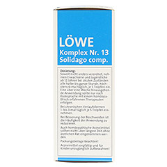 LWE KOMPLEX Nr.13 Solidago comp.Tropfen 50 Milliliter N1 - Rechte Seite