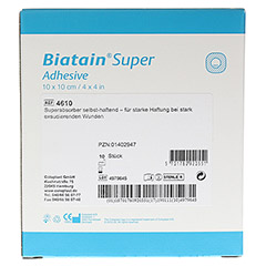 BIATAIN Super selbst-haftend Superabs.10x10 cm 10 Stck - Rckseite