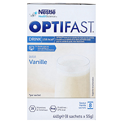 OPTIFAST Drink Vanille 8x55 Gramm - Rechte Seite