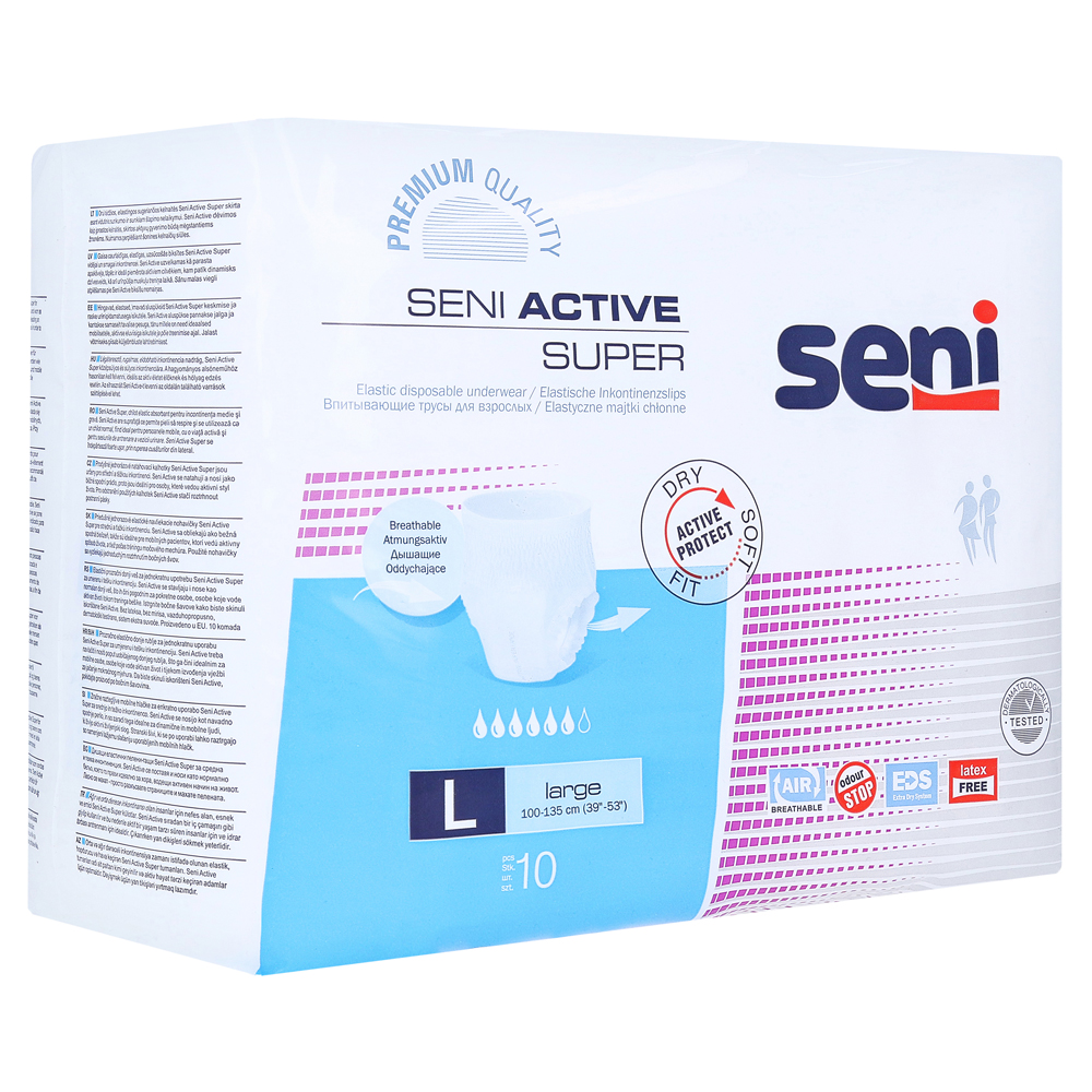 SENI Active Inkontinenzpants super L 10 Stück