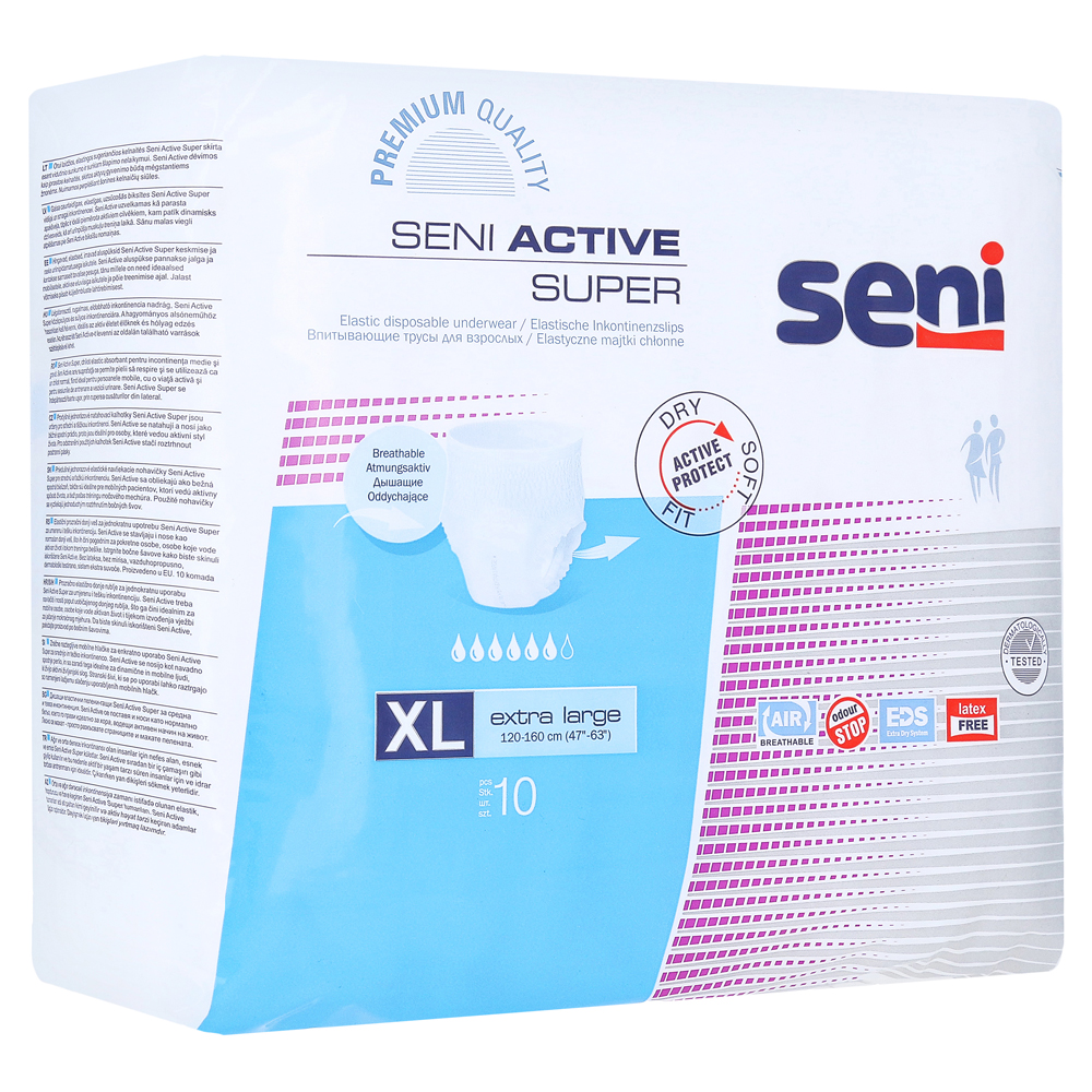SENI Active Super Inkontinenzslip Einmal XL 10 Stück online bestellen