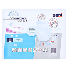 SENI Active Super Inkontinenzslip Einmal L 10 Stück - Rückseite
