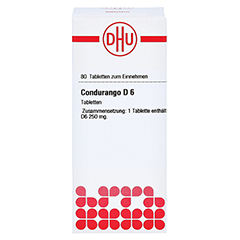 CONDURANGO D 6 Tabletten 80 Stck N1 - Vorderseite