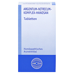 ARGENTUM NITRICUM KOMPLEX Hanosan Tabletten 100 Stck N1 - Vorderseite