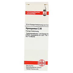 HYOSCYAMUS C 30 Dilution 20 Milliliter N1 - Vorderseite