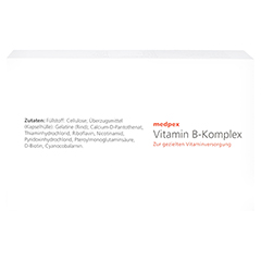 medpex Vitamin B-Komplex 120 Stck - Oberseite