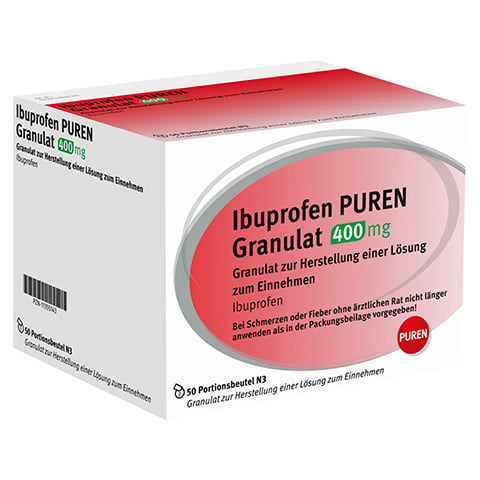 Ibuprofen PUREN 400mg 50 Stck N3
