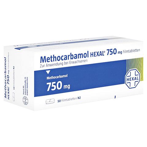 METHOCARBAMOL HEXAL 750 mg Filmtabletten 50 Stck N2