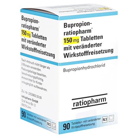 Bupropion-ratiopharm 150mg 90 Stck N3