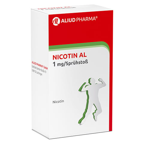 NICOTIN AL 1 mg/Sprühstoß Spray z.Anw.i.d.Mundhö. 2 Stück