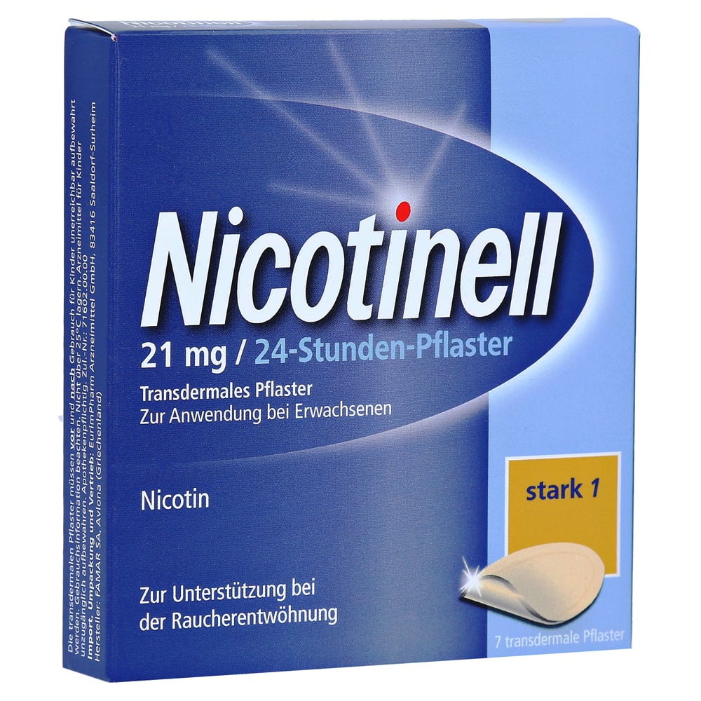Nicotinell 21mg/24 Stunden 7 Stück kaufen