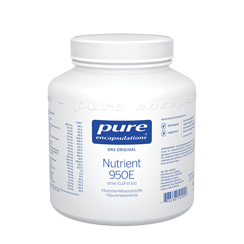 PURE ENCAPSULATIONS Nutrient 950E o.Cu/Fe/Jod 180 Stück