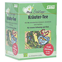 MEIN LIEBLINGS-Kräuter-Tee Bio Salus Filterbeutel 40 Stück