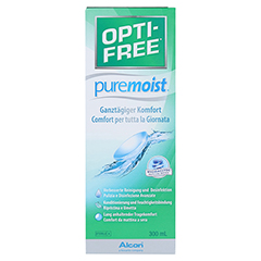 OPTI-FREE PureMoist Multifunktions-Desinf.Lsg. 300 Milliliter - Vorderseite