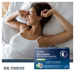 DR.THEISS Melatonin Ein- & Durchschlaf-Tabletten 30 Stck - Info 1
