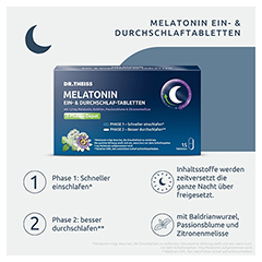 DR.THEISS Melatonin Ein- & Durchschlaf-Tabletten 15 Stck - Info 2