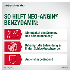 NEO-ANGIN Benzydamin Spray gegen akute Halsschmer. 30 Milliliter - Info 2