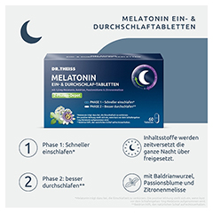 DR.THEISS Melatonin Ein- & Durchschlaf-Tabletten 60 Stck - Info 2